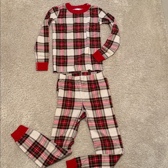 Hanna Andersson Other - Hanna Andersson Plaid Kids Pajamas - Red and White size 8